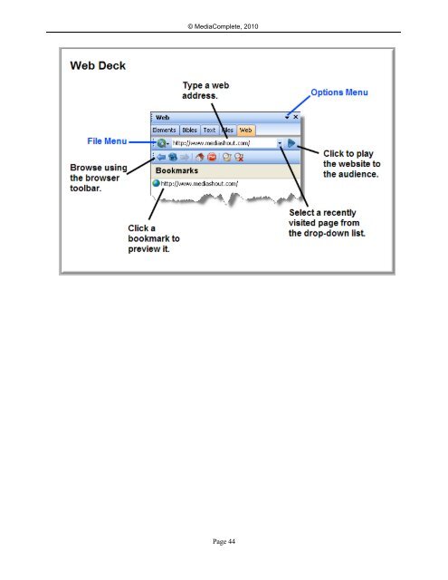 MediaShout v4.5 User Guide