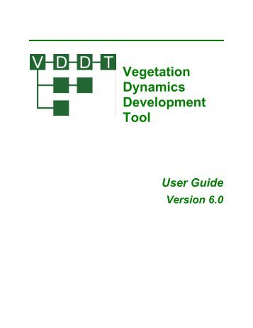 Vegetation Dynamics Development Tool User - ESSA Technologies