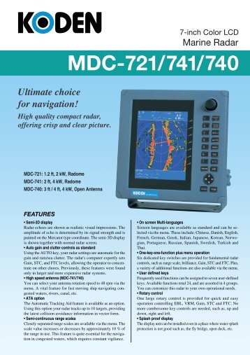 MDC-721/741/740 - Jason Marine Ltd.