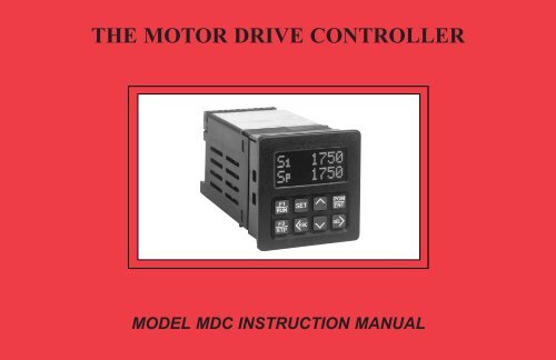 MDC Manual 1109KB - Red Lion Controls