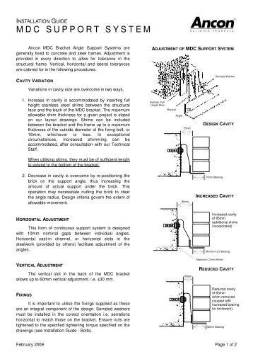 05 - MDC Systems - Ancon Building Products