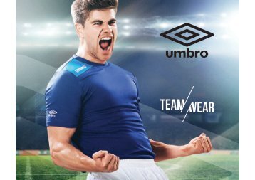 CATAìLOGO UMBRO FUTEBOL lagoasport 2016-17 TEAMWEAR 