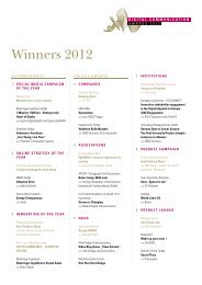 Dca Winner 2012 - Digital Communication Awards 2012