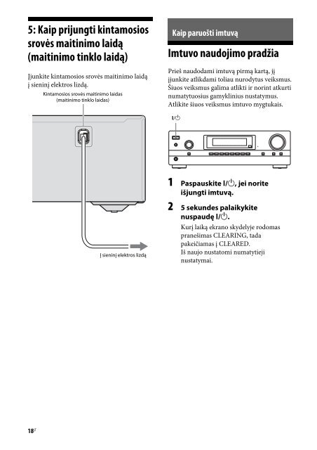 Sony STR-DH130 - STR-DH130 Istruzioni per l'uso Lettone