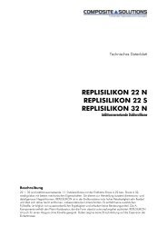 REPLISILIKON 22 N REPLISILIKON 22 S ... - Composite Solutions AG