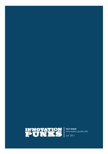 fact sheet innovation.punks AG juli, 2011