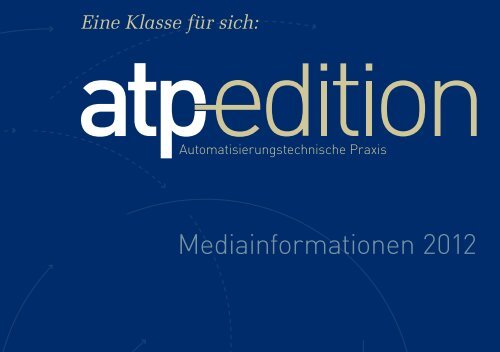 atp edition - Oldenbourg Industrieverlag GmbH / Vulkan Verlag GmbH