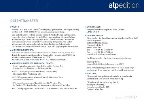 atp edition - Oldenbourg Industrieverlag GmbH / Vulkan Verlag GmbH