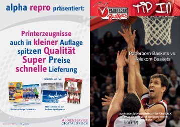 Die Fan Ecke - News! - Paderborn Baskets