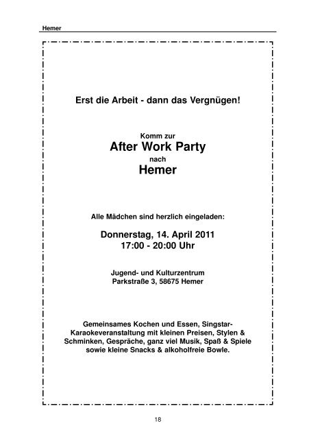 Girls' Day am 14. April 2011 (pdf-Dokument - Iserlohn