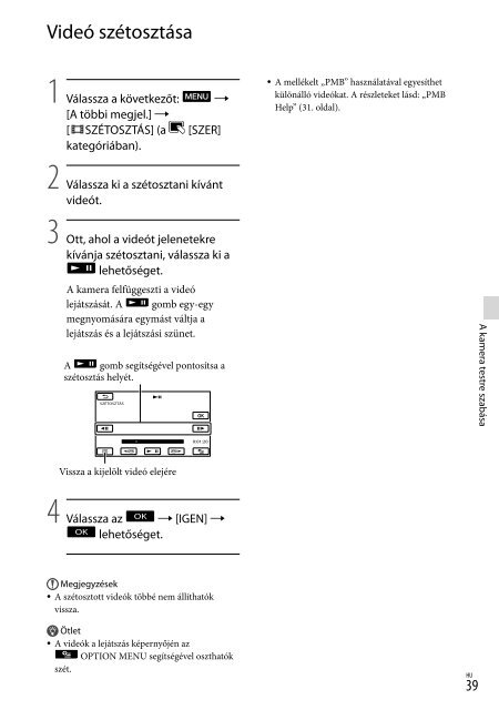 Sony DCR-PJ5E - DCR-PJ5E Consignes d&rsquo;utilisation Slovaque