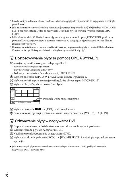 Sony DCR-PJ5E - DCR-PJ5E Consignes d&rsquo;utilisation Slovaque