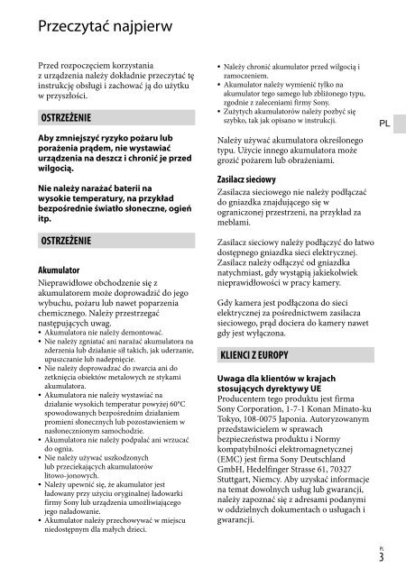 Sony DCR-PJ5E - DCR-PJ5E Consignes d&rsquo;utilisation Slovaque