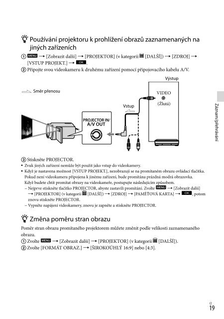 Sony DCR-PJ5E - DCR-PJ5E Consignes d&rsquo;utilisation Slovaque