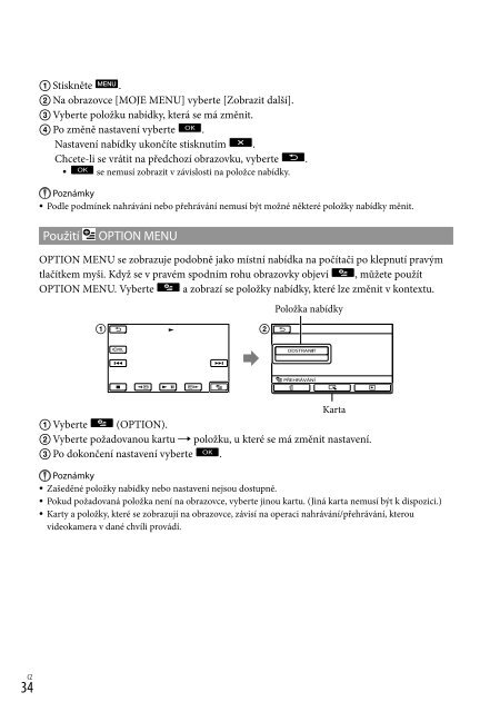 Sony DCR-PJ5E - DCR-PJ5E Consignes d&rsquo;utilisation Slovaque