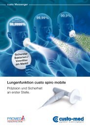 Lungenfunktion custo spiro mobile