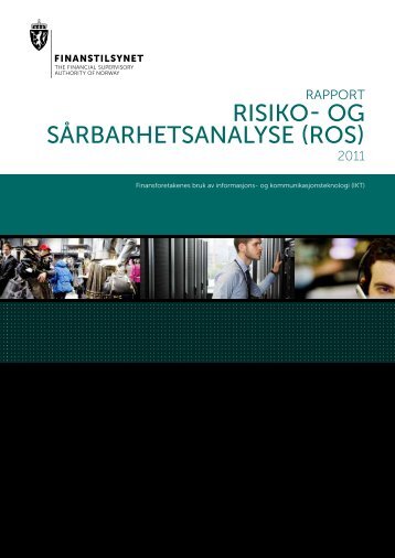 RISIKO- OG SÅRBARHETSANALYSE (ROS) - Finanstilsynet