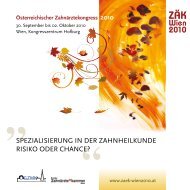 2010 ZÄK Hauptprogramm.pdf - Vienna Medical Academy