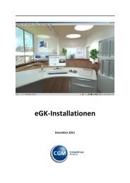 eGK-Installationen