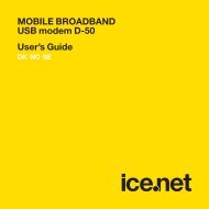 MOBILE BROADBAND USB modem D-50 User's Guide