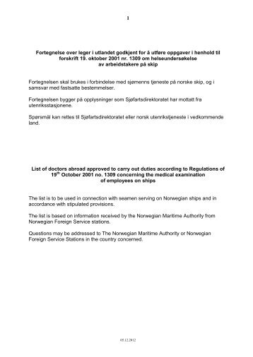 australia, new zealand and the pacific islands - Sjøfartsdirektoratet