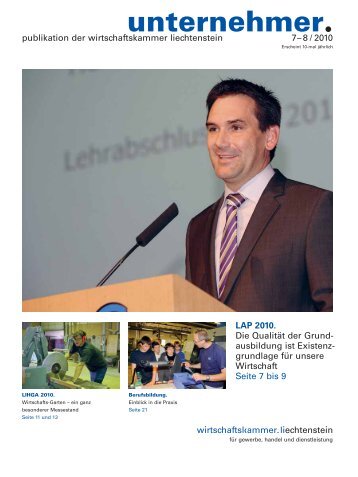 lihga 2010 - unternehmer Magazin