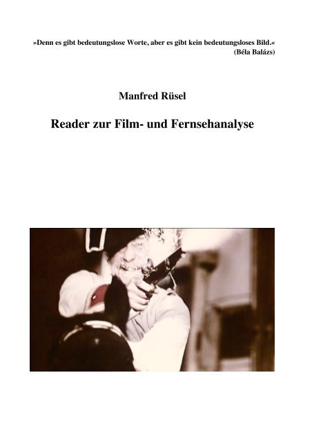 Reader zur Film- und Fernsehanalyse - Mediaculture online