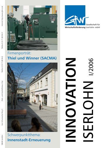 Thiel und Winner (SACMA) - Gesellschaft für Wirtschaftsförderung ...