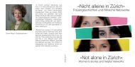 «Not alone in Zürich» «Nicht alleine in Zürich» - English Forum ...