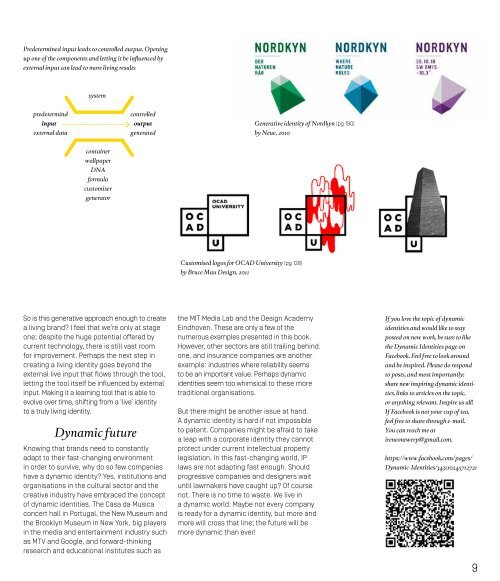 DYNAMIC IDENTITIES How to create a living brand