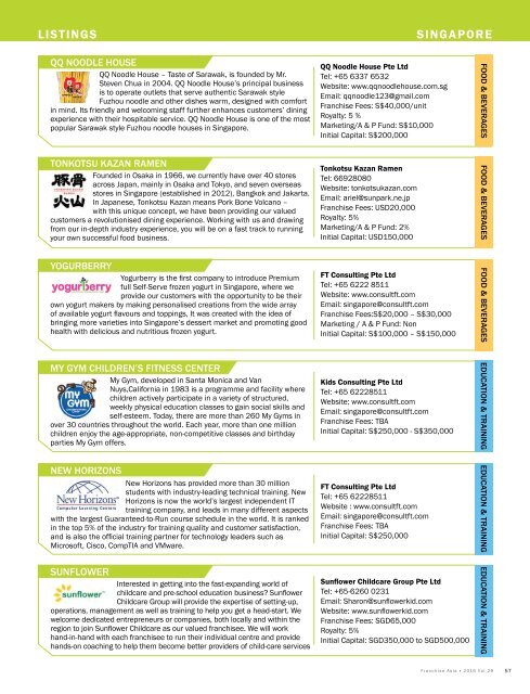 FRANCHISE ASIA JAN 2016