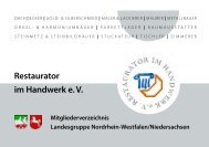 www . lennebau . de - Restaurator im Handwerk eV