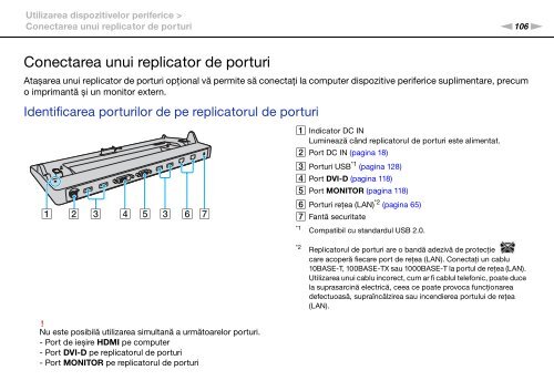 Sony VPCZ13C7E - VPCZ13C7E Istruzioni per l'uso Rumeno