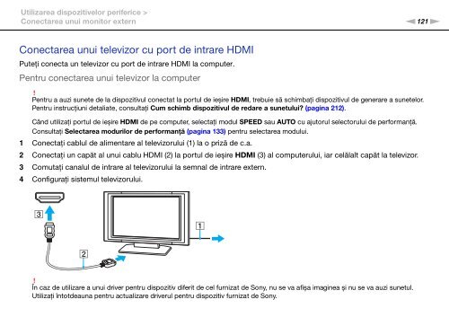 Sony VPCZ13C7E - VPCZ13C7E Istruzioni per l'uso Rumeno