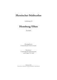 Hessischer Städteatlas Homberg/Ohm