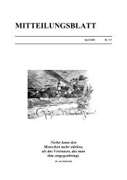 MITTEILUNGSBLATT - Südwestdeutscher Gauverband