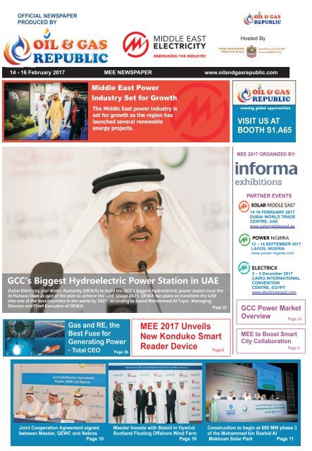 Middle East Electricity &amp; Solar 2017