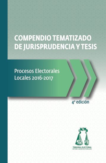 COMPENDIO TEMATIZADO DE JURISPRUDENCIA Y TESIS