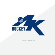 AK Hockey Annual Report 2015