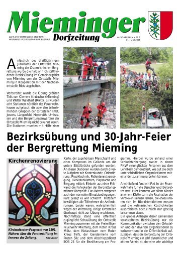 17. Juni 2004 - Gemeinde Mieming - Land Tirol