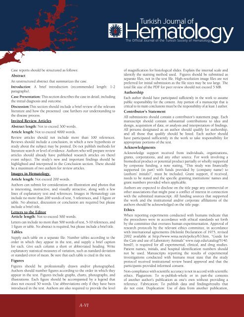 Turkish Journal of Hematology Volume: 31 - Issue: 4