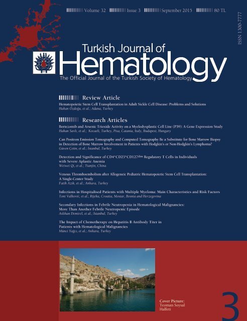 turkish journal of hematology volume 32 issue 3