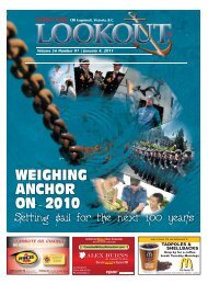 WEIGHING ANCHOR ON 2010 - Lookout Newspaper