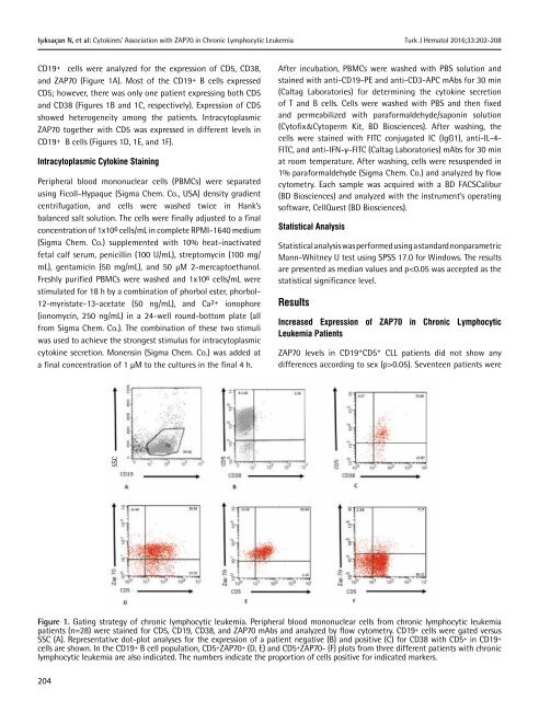 Turkish Journal of Hematology Volume: 33 - Issue: 3