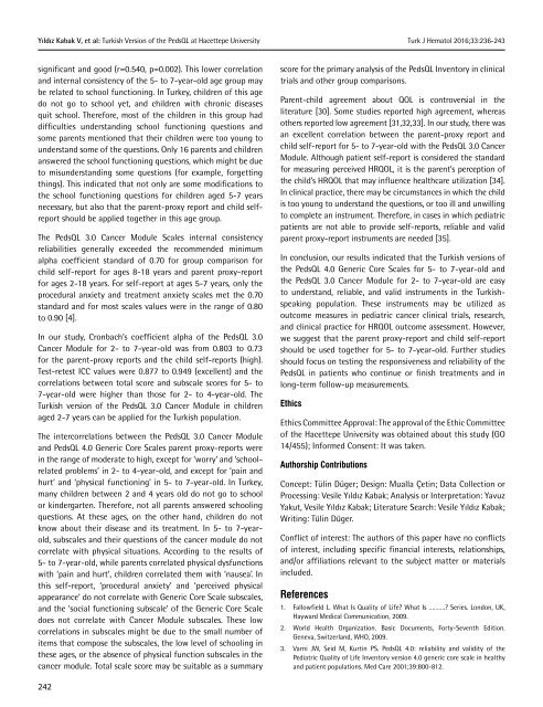 Turkish Journal of Hematology Volume: 33 - Issue: 3