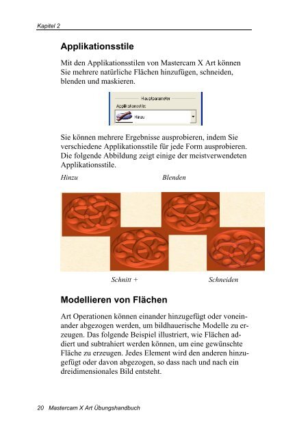 Mastercam X Art – Übungshandbuch - NSI