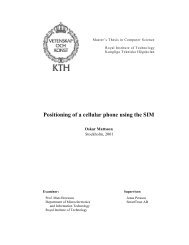 Positioning of a cellular phone using the SIM