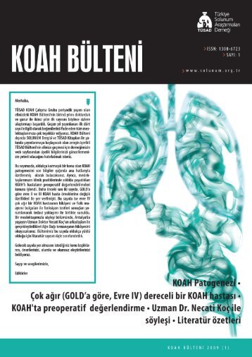 KOAH Bülteni 2009 Sayı 1