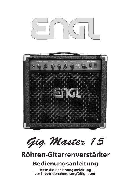 Gig Master 15 - Engl