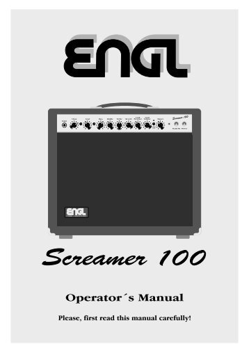 Screamer 100 - Engl